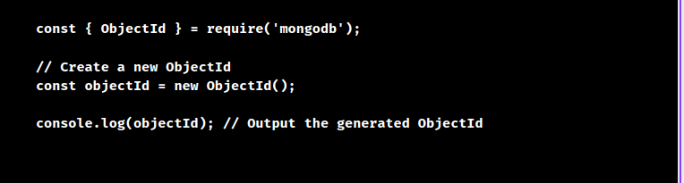 npm mongodb objectid