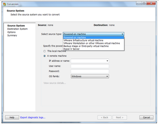 P2V Converter VMware | All About