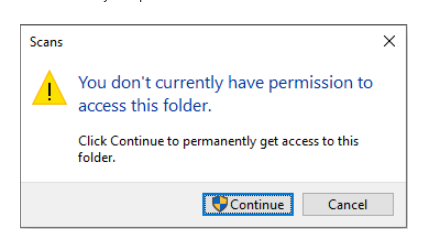 Windows Defender Scans Folder Access Denied | 2 Fixes