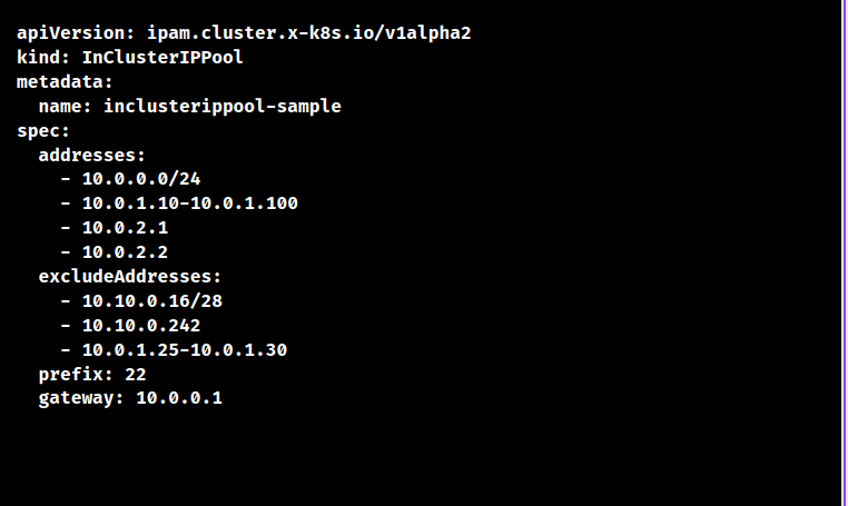 kubernetes ipam cluster