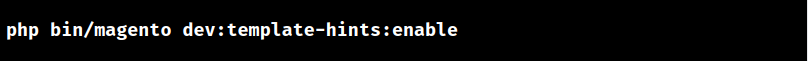 enable template hints magento 2