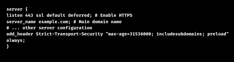 nginx add_header includesubdomains