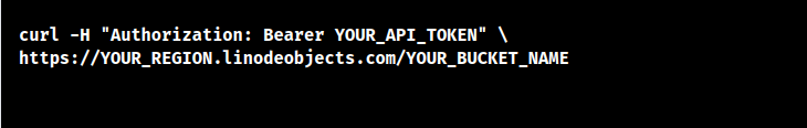 linode object storage api
