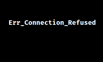 iis err_connection_refused