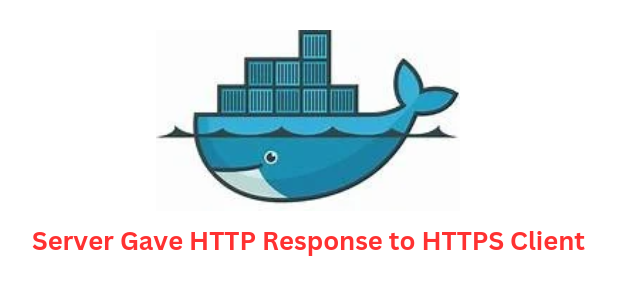 docker error server gave http response to https client