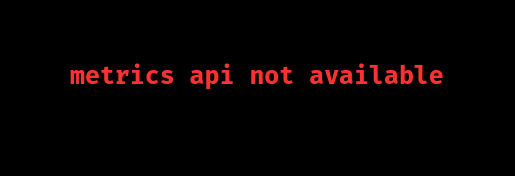 kubernetes error metrics api not available ubuntu