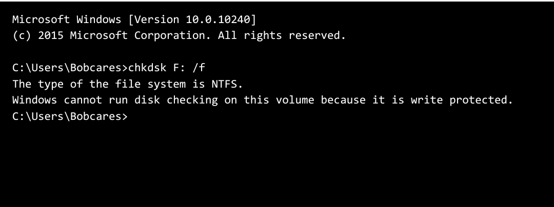 How to Fix CHKDSK Write Protected Error in Windows