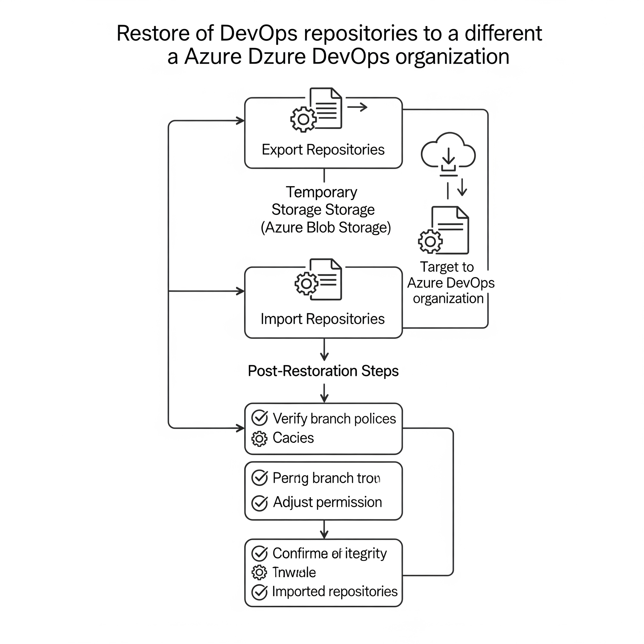 Restoring Azure DevOps Repositories to a Different App
