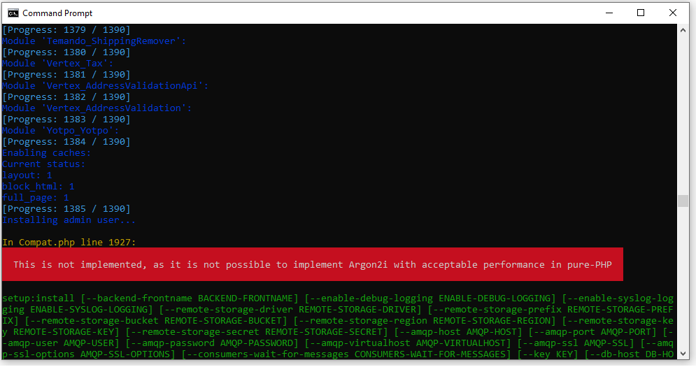 Magento 2 Compat.php Install Error