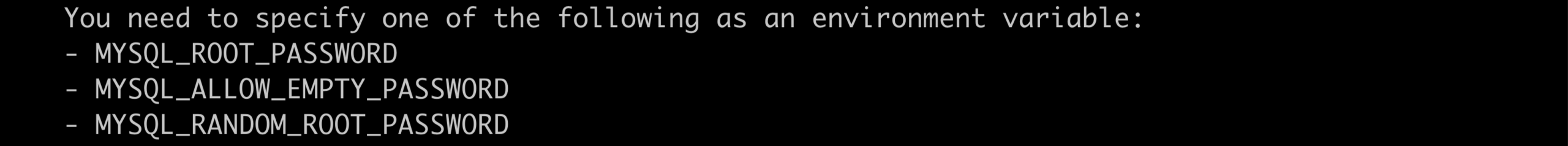 mysql_allow_empty_password docker-compose