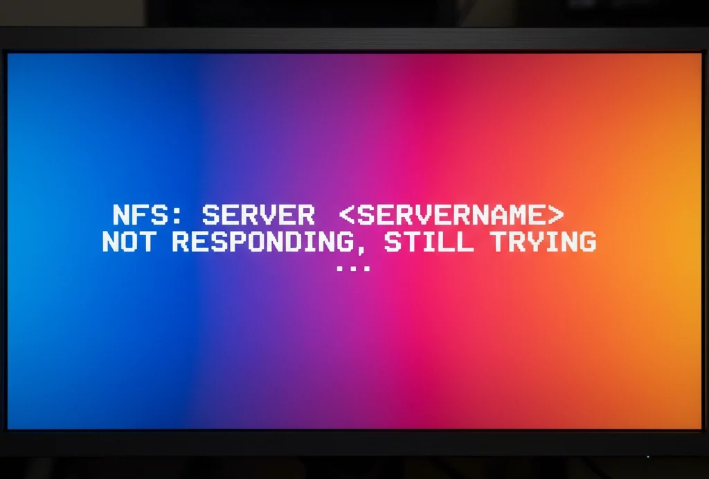 NFS Server Not Responding Message Explained