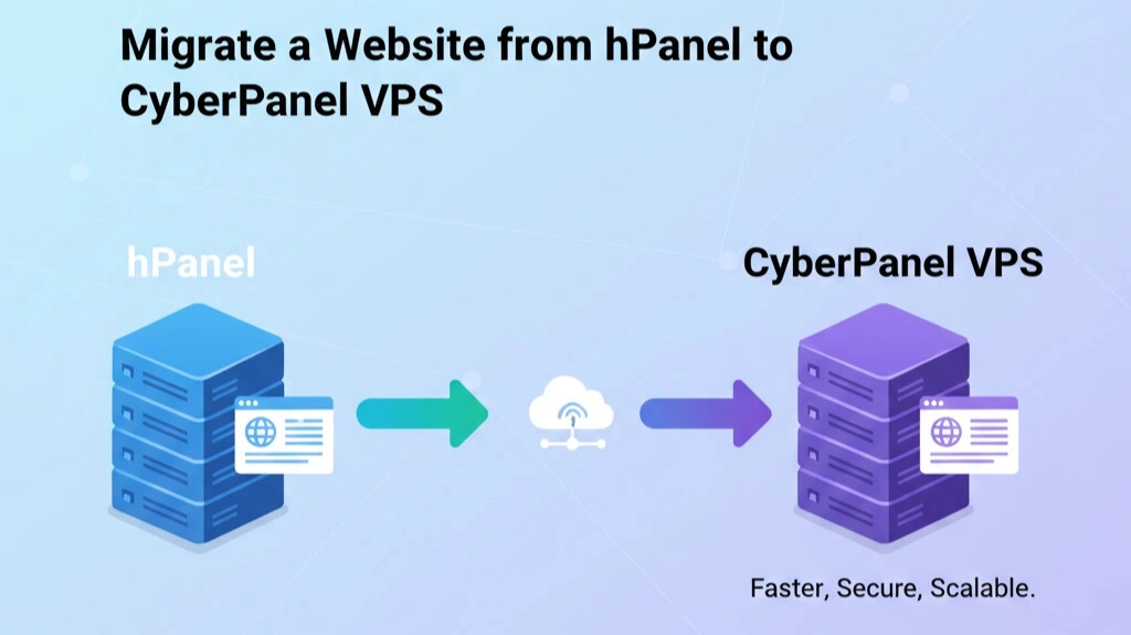 How to Migrate a Website from hPanel to CyberPanel VPS