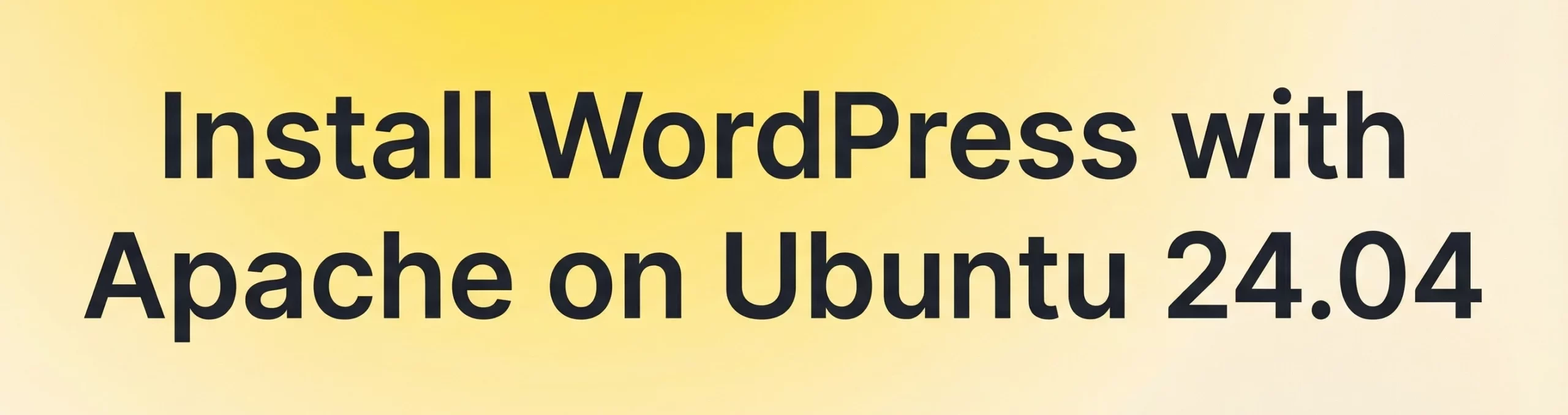 Build Your WordPress Website on Ubuntu 24.04
