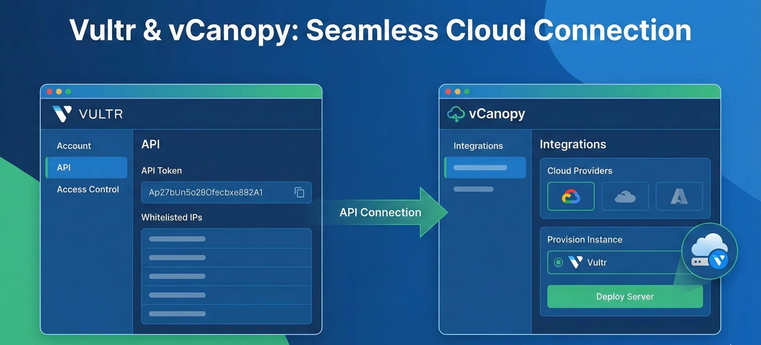 How to Connect Vultr with vCanopy and Provision an Instance Easily