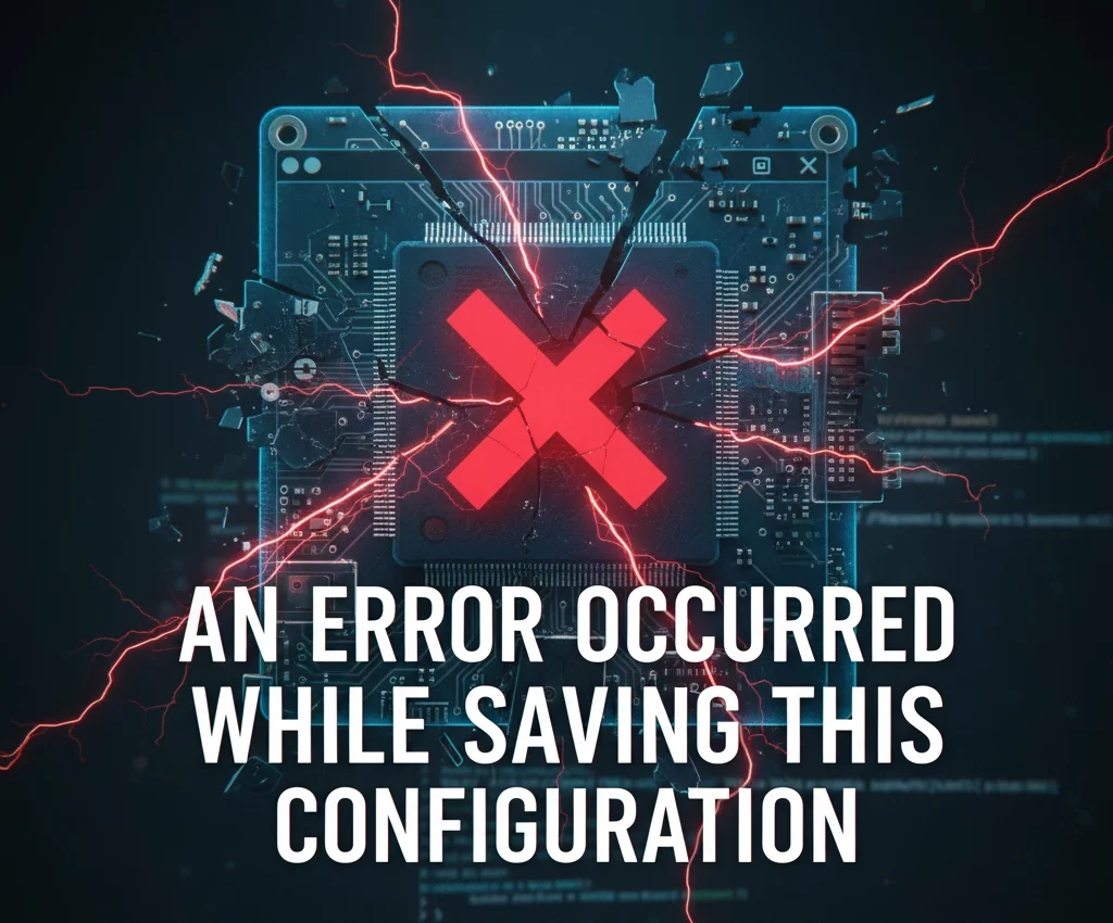 Why You See “An Error Occurred While Saving This Configuration” and How to Stop It