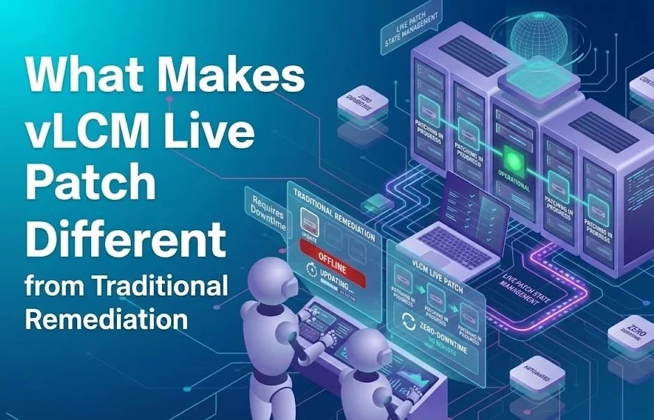 Why vLCM Live Patch Shows “Not Eligible” and How to Fix It
