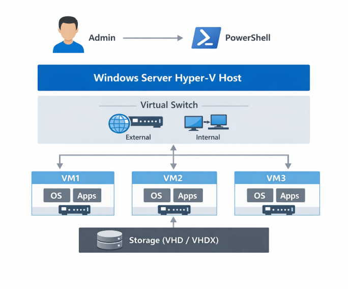 Automating Hyper-V Management with PowerShell