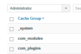 Clear Cache Joomla 3