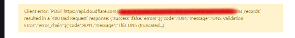 Cloudflare code 1004