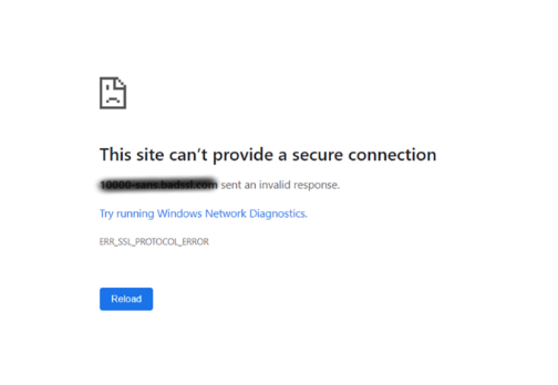 Cloudflare err_ssl_protocol_error