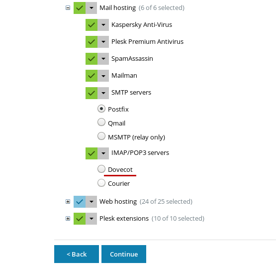 postfix configuration file plesk panel