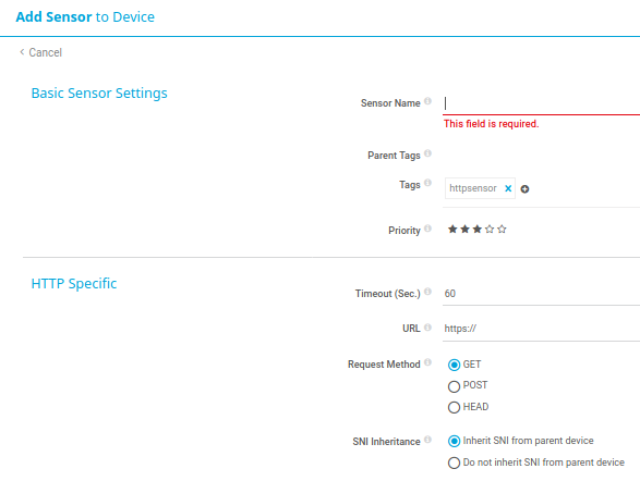 How to add domain in PRTG