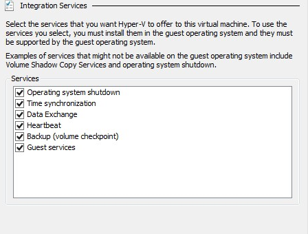 Hyper-V checkpoint operation failed