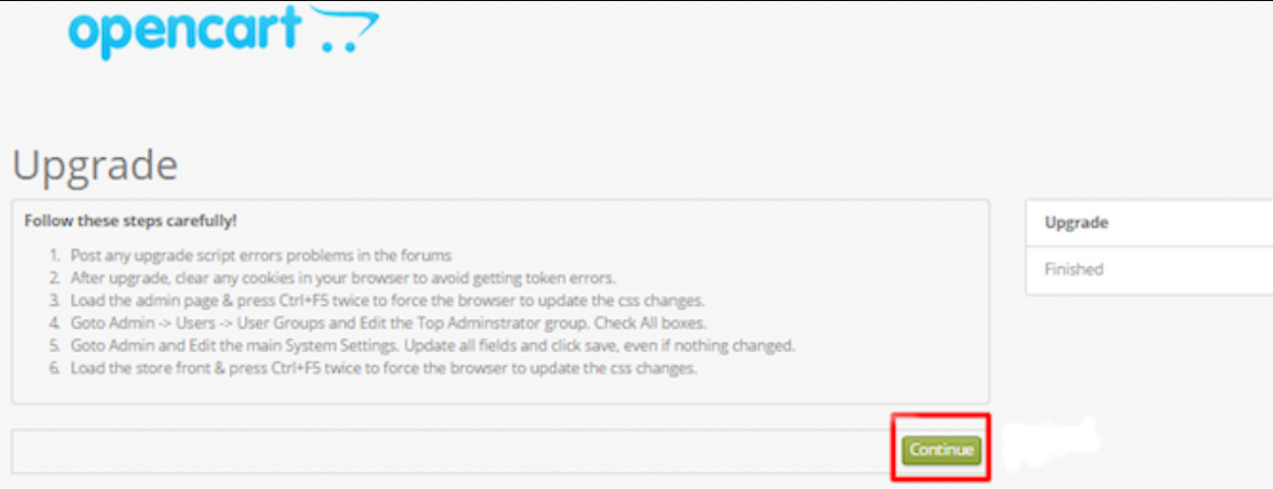 Opencart_upgrade