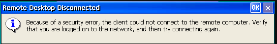 Remote Desktop client disconnects and cannot reconnect to the same session