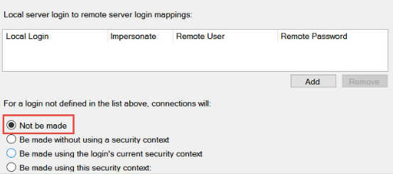 SQL server error 7416 