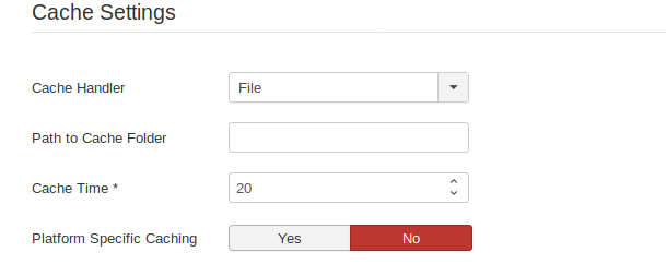 joomla-cache-settings