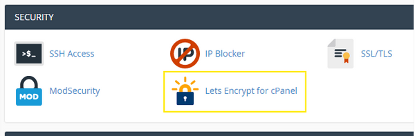 How to install lets encrypt on cpanel