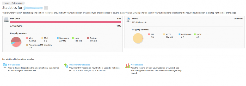 Unable to update Web Statistics in Plesk