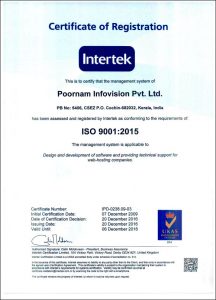 ISO 9001 2015 certificate