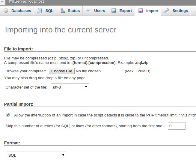 copy WordPress site - Import WordPress database to new server