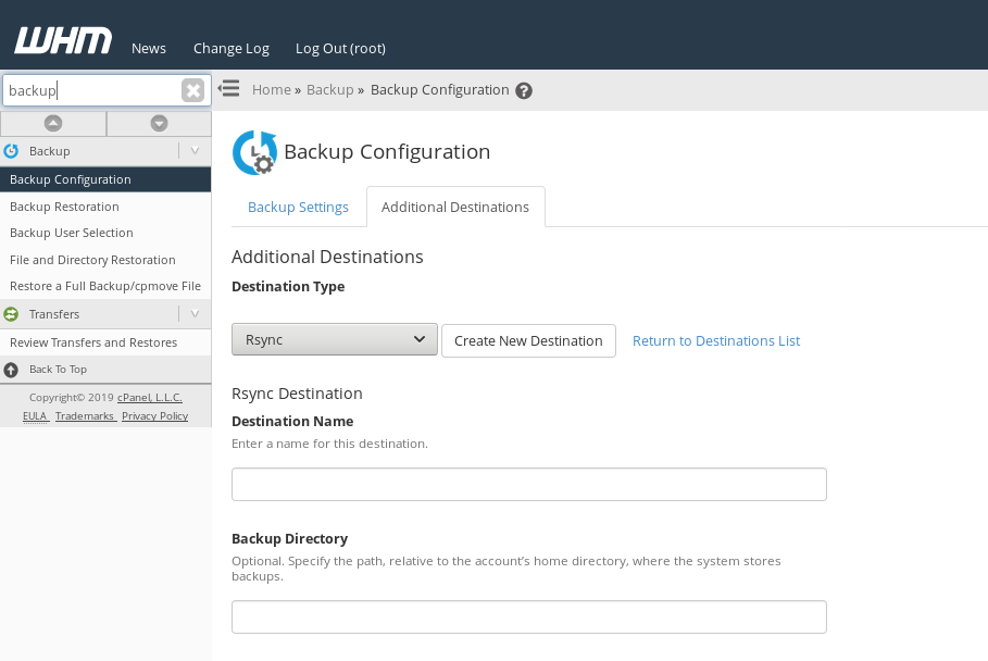 restore full backup cpanel whm