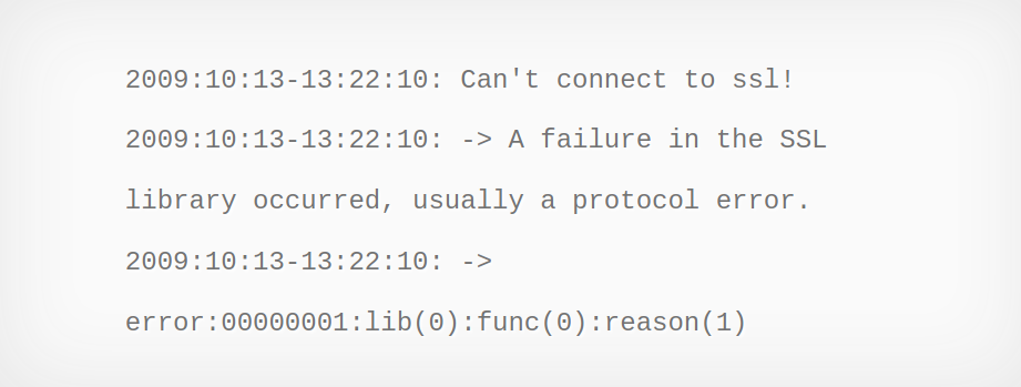 directadmin error can't connect to ssl