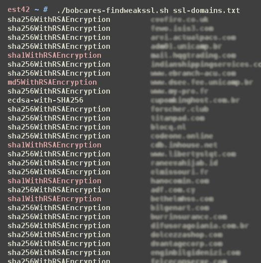 disable sha-1 - find weak ssl