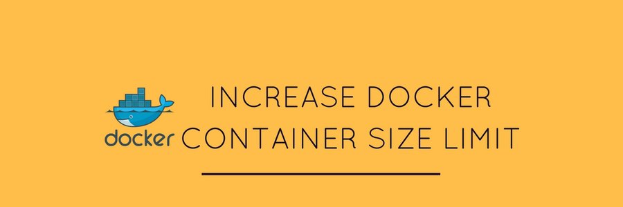 docker for mac increase container size