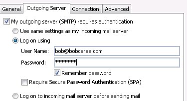 Email Error 551 - Enable SMTP authentication in email client