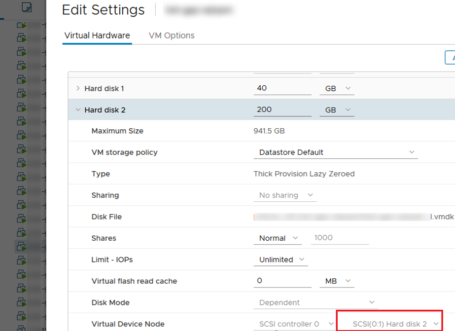  match windows disks to vmware vmdk files