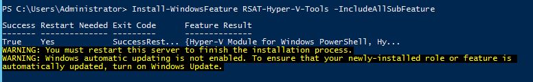 Hyper-V cannot be installed a hypervisor is already running