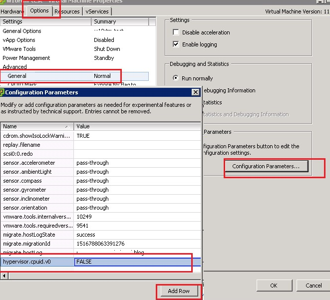 install hyper-v role in windows 10 vm under vmware esxi