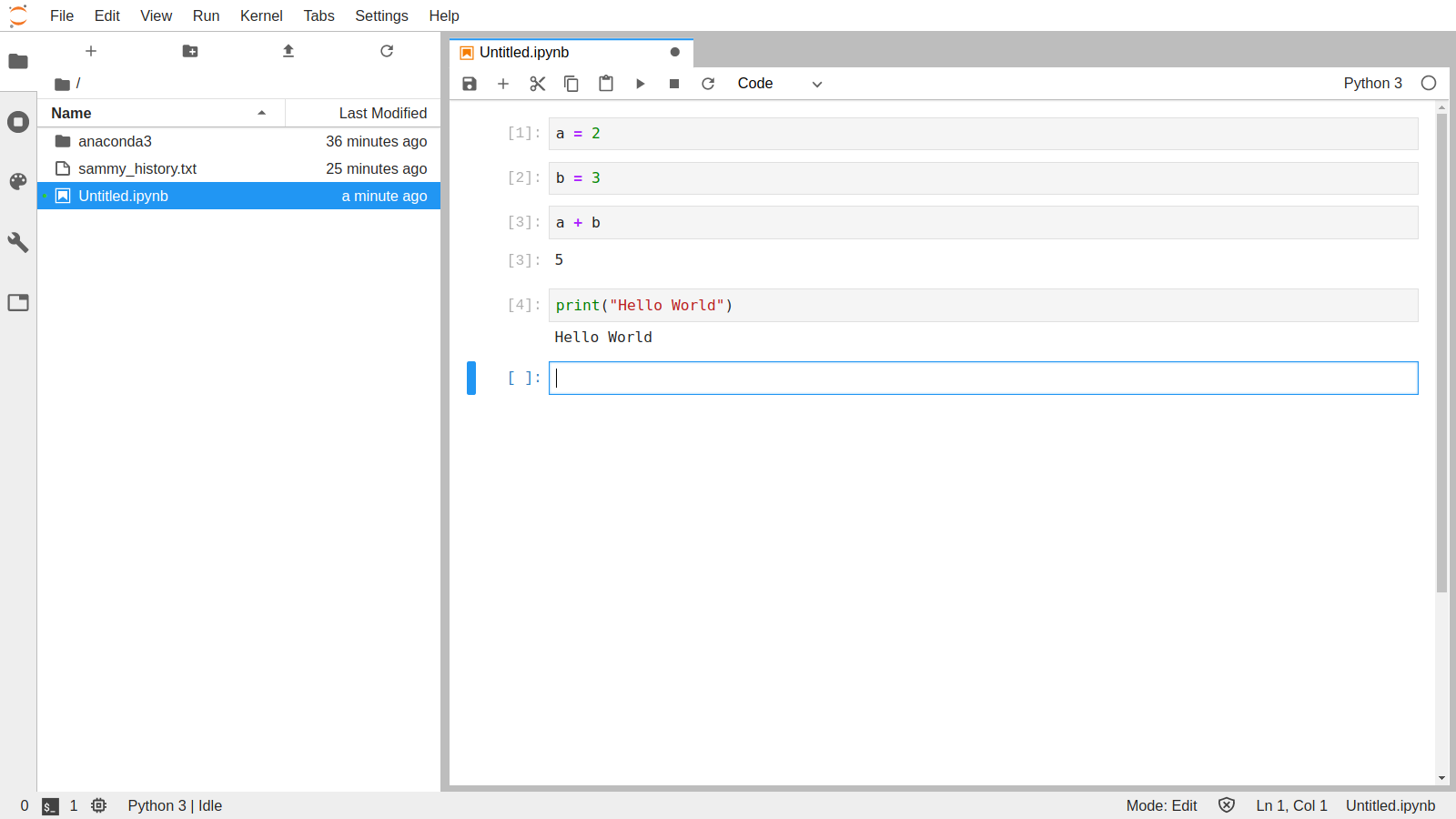 JupyterLab Environment on Ubuntu