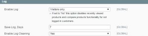 magento disable visitor log
