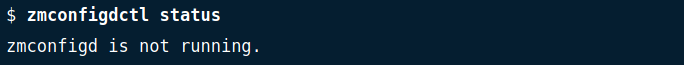 zimbra zmconfigd not running/starting