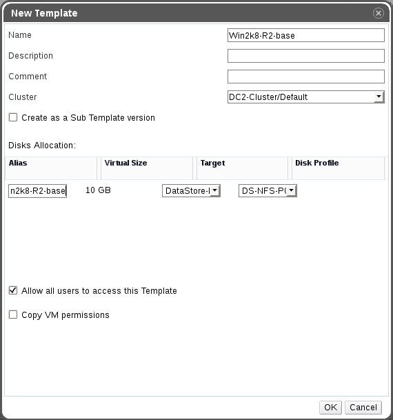 Create templates using Windows VMs