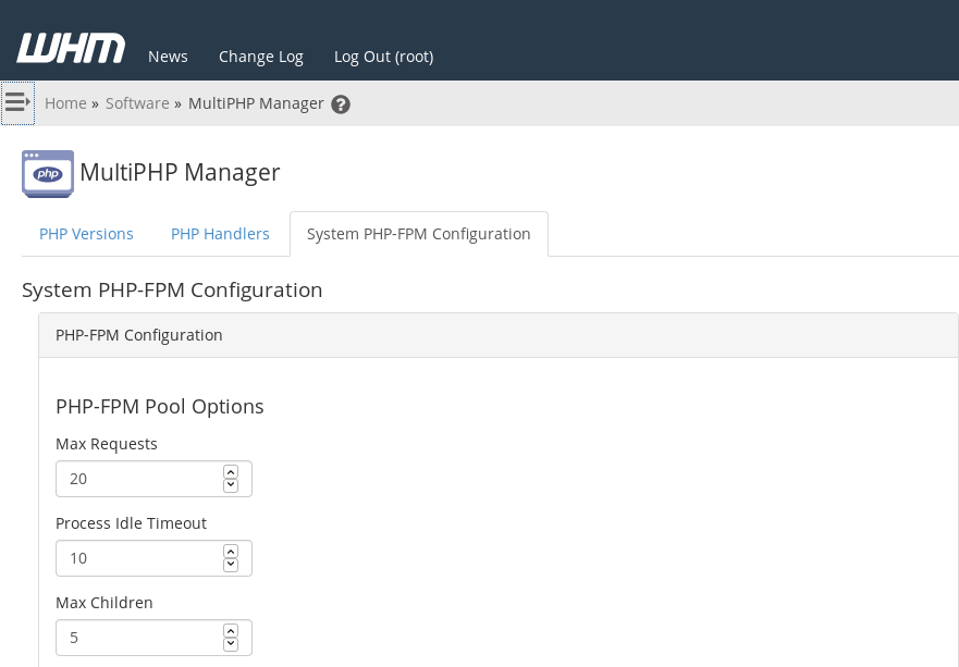 php fpm error log