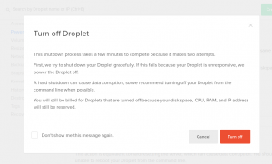 digitalocean create droplet from snapshot