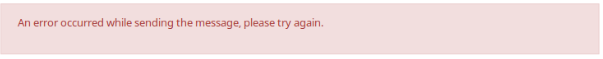 prestashop an error occurred while sending the message 